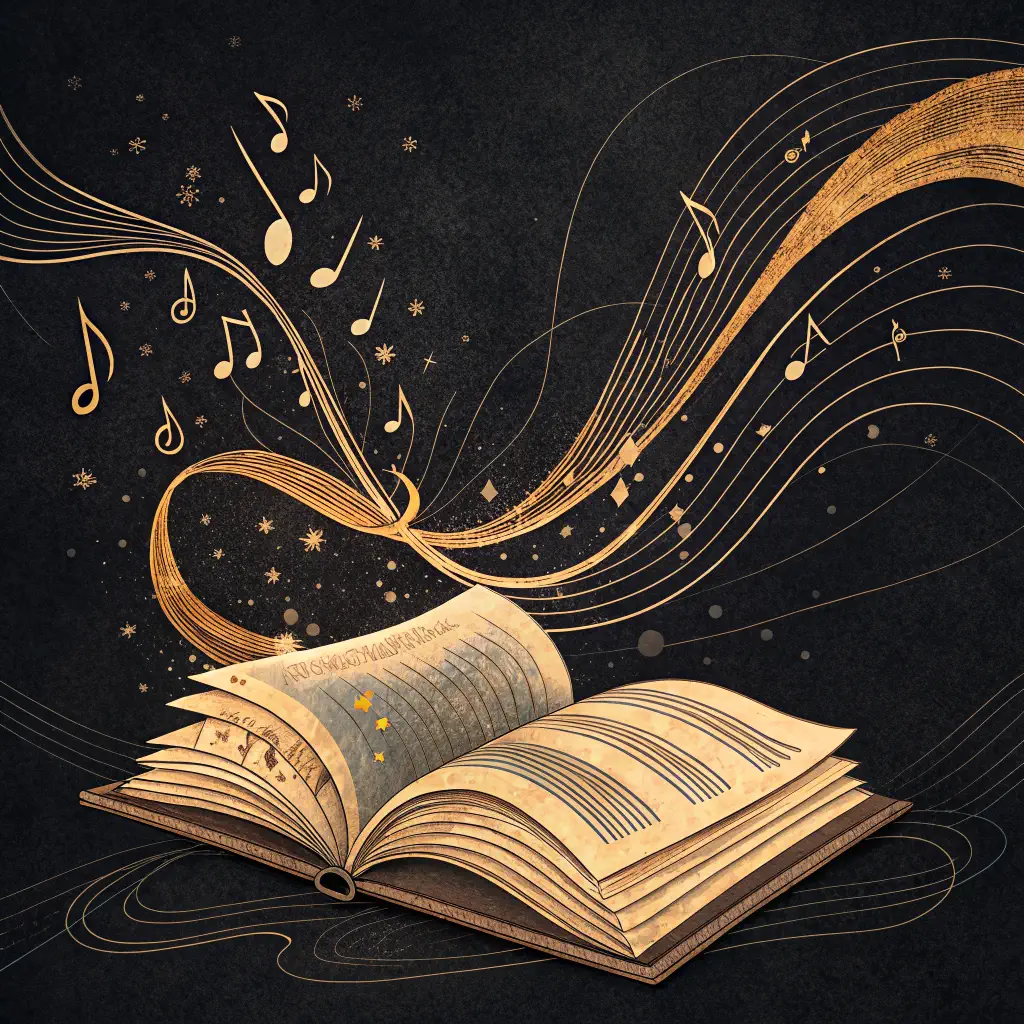 Lampka i słuchawki przy audiobooku